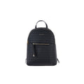 Black Textured Backpack