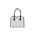 White Top-Handle Satchel