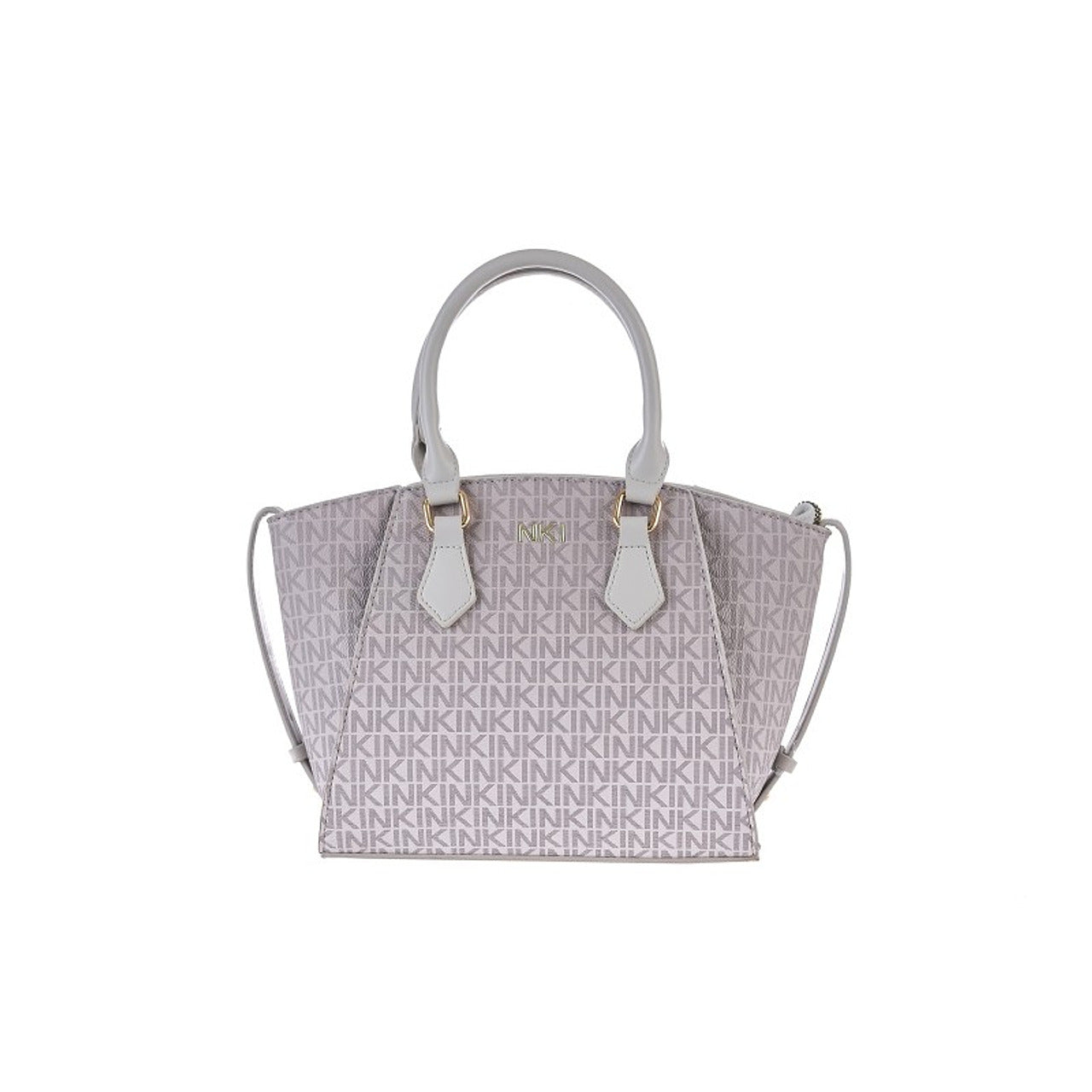 Grey Logo Print Tote