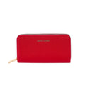 Red Double-Zip Wallet